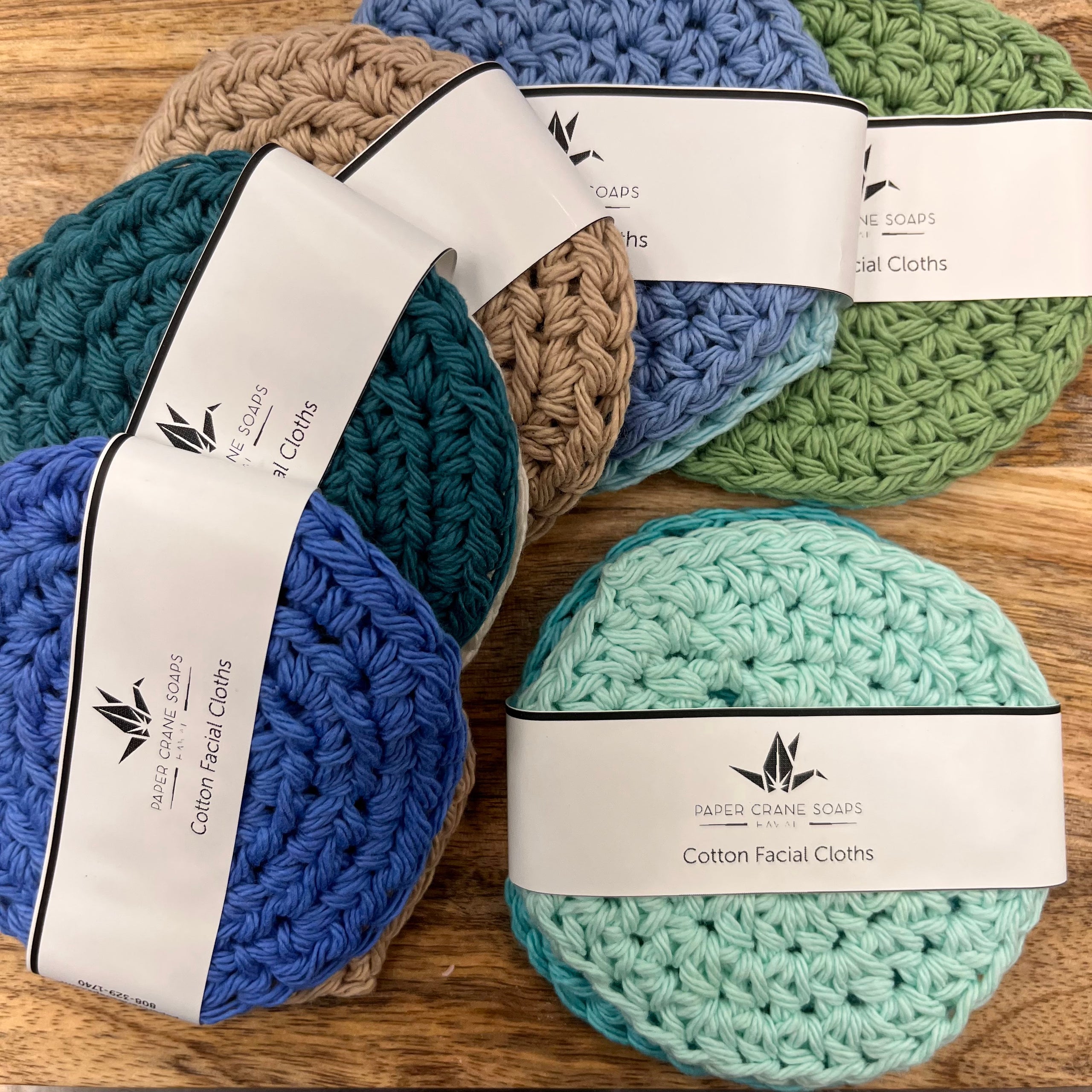 2 Pack Cotton Rounds Paper Crane Soaps